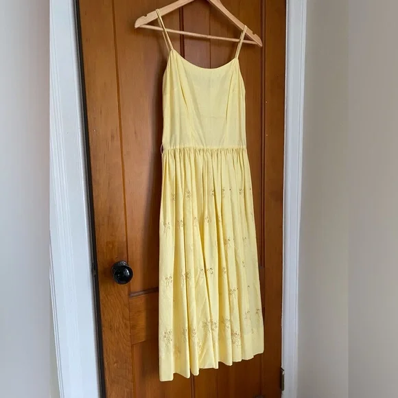chinese dress ladies 1980s Lanz Muted Blue Rose Cotton Dress. – Dearly Vintage main image 1